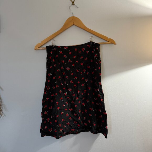 Brandy Melville Clare Floral Mini Skirt XS/S - Picture 2 of 5
